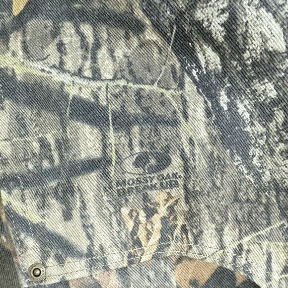 Wrangler Mossy Oak Breakup Camo Jeans Men 34x30 Double Knee Hunting Fishing Camp - Picture 4 of 10